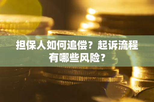武汉担保人如何追偿？起诉流程有哪些风险？