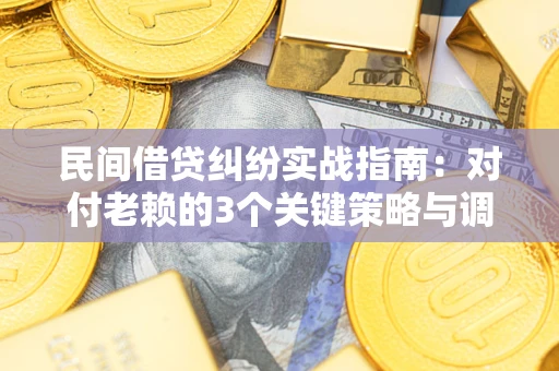 武汉民间借贷纠纷实战指南：对付老赖的3个关键策略与调解盲区解析
