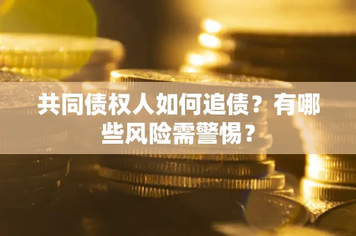 武汉共同债权人如何追债？有哪些风险需警惕？