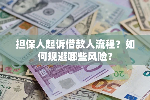 武汉担保人起诉借款人流程？如何规避哪些风险？