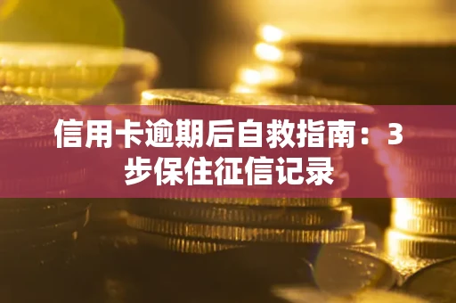 武汉信用卡逾期后自救指南：3步保住征信记录