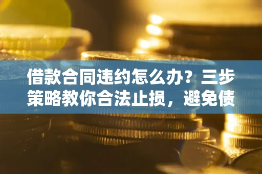 武汉借款合同违约怎么办？三步策略教你合法止损，避免债务危机升级