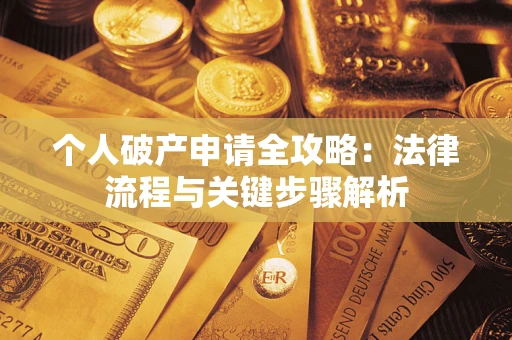 武汉个人破产申请全攻略：法律流程与关键步骤解析