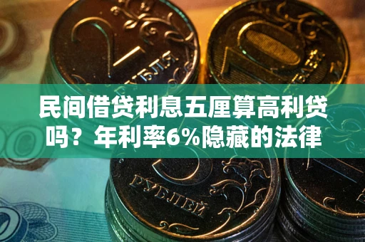 武汉民间借贷利息五厘算高利贷吗？年利率6%隐藏的法律风险全解析