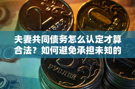 武汉夫妻共同债务怎么认定才算合法？如何避免承担未知的债务风险？