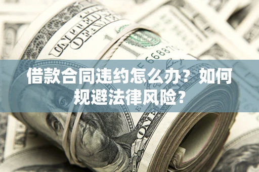 武汉借款合同违约怎么办？如何规避法律风险？